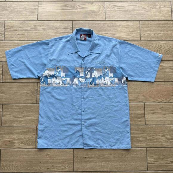 Southpole Other - Y2K Southpole Skater Blue Button Up Shirt